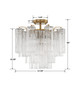 Addis Four Light Semi Flush Mount (ADD-300-AG-CL_CEILING)