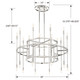 Aries 20 Light Chandelier (ARS-B4020-PN)