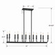 Bailey 12 Light Chandelier (BAI-A2112-MK)