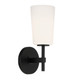 Colton One Light Wall Sconce (COL-101-BK)