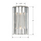 Elliot Two Light Wall Sconce (ELL-B3002-PN)
