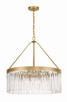 Crystorama - EMO-5406-MG - Eight Light Chandelier - Emory - Modern Gold