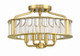 Farris Four Light Semi Flush Mount (FAR-6000-AG)