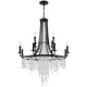 Crystorama - GAB-B7312-MK - 12 Light Chandelier - Gabrielle - Matte Black