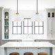 Gigi One Light Pendant (GIG-815-BK-AG)