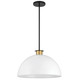 Gigi One Light Pendant (GIG-815-BK-AG)