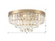 Hayes Eight Light Flush Mount (HAY-1403-AG)