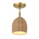Crystorama - JAC-10502-SG_CEILING - LED Semi Flush Mount - Jace - Soft Gold
