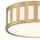 Kendal Three Light Flush Mount (KEN-2203-VG)