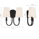 Payton Two Light Wall Sconce (PAY-922-BF)
