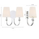 Payton Two Light Wall Sconce (PAY-922-CH)