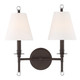 Riverdale Two Light Wall Sconce (RIV-383-DB)