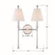 Riverdale Two Light Wall Sconce (RIV-383-PN)