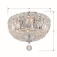 Roslyn Four Light Flush Mount (ROS-A1004-CH-CL-MWP)