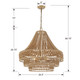 Silas Six Light Chandelier (SIL-B6006-BS)