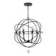 Solaris Six Light Outdoor Chandelier (SOL-9328-EB)