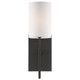 Crystorama - VER-241-BF - One Light Wall Sconce - Veronica - Black Forged