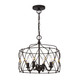Zucca Four Light Pendant (ZUC-A9030-EB-GA)
