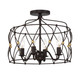 Zucca Four Light Semi Flush Mount (ZUC-A9030-EB-GA_CEILING)
