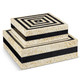 Currey and Company - 1200-0736 - Box Set of 2 - Taurus Collection - Natural/Black