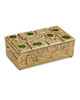 Currey and Company - 1200-0936 - Box - Beau Collection - Gold / Green / Black