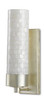 Abadan Silver Wall Sconce One Light Wall Sconce (5000-0158)