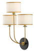 Croydon Brass Wall Sconce Three Light Wall Sconce (5000-0192)