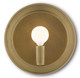 Chaplet Brass Wall Sconce One Light Wall Sconce (5900-0039)