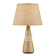 Currey and Company - 6000-0828 - One Light Table Lamp - Amalia Table Lamp - Natural/Brass