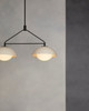 Glaze Two Light Linear Pendant (DA49001)