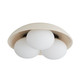 Glaze Three Light Flushmount (DA49004)