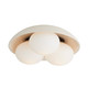 Glaze Three Light Flushmount (DA49004)