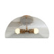 Bend Two Light Flushmount in Smoke (314-DA49017)