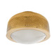 Tapio One Light Flush Mount in Vintage Brass (314-DJ42001)