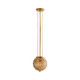 Tapio One Light Pendant in Vintage Brass (314-DJ42003)