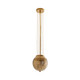 Tapio One Light Pendant in Vintage Brass (314-DJ42003)
