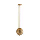 Arteriors - DJ42003 - One Light Pendant - Tapio - Vintage Brass