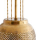 Tapio One Light Pendant in Vintage Brass (314-DJ42003)
