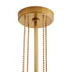 Tapio One Light Pendant in Vintage Brass (314-DJ42003)