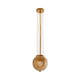 Tapio One Light Pendant in Vintage Brass (314-DJ42003)