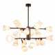 Arteriors - DLC24 - 24 Light Chandelier - Delaware - English Bronze/Matte Opal