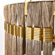 Dutchess Four Light Chandelier in Gold and Gray/Antique Brass (314-DMC24)