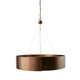 Dante Five Light Chandelier in Antique Brass/Frosted (314-DMC25)