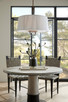 Middlebury Six Light Pendant in Graphite/Graphite/Heritage Brass (314-DMC26)