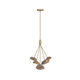 Viper Five Light Chandelier in Vintage Brass (314-DMI06)