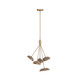 Viper Five Light Chandelier in Vintage Brass (314-DMI06)
