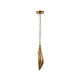 Clayton One Light Pendant in Vintage Brass (314-DPI09)