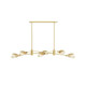 Arteriors - DRC07 - Chandelier - Ximena - Antique Brass