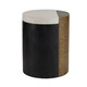 Arteriors - FAI14 - Accent Table - Celestine - White/Antique Brass/Ebony