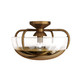 Corona One Light Flush Mount (GDDFC01)